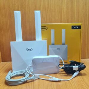 MTN Universal 4G Broadband Router (Unlocked) + FREE 5000mAh Backup Battery – Work Anywhere in Ghana